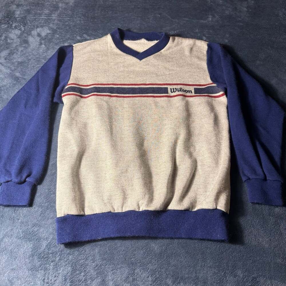 Vintage Wilson V-Neck Sweatshirt